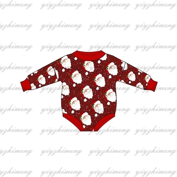 Kleidungssets Frohe Weihnachten Baby Jungen Mädchen Kleidung Baby Onesie Langarm Santa Strampler Babykleidung 231129
