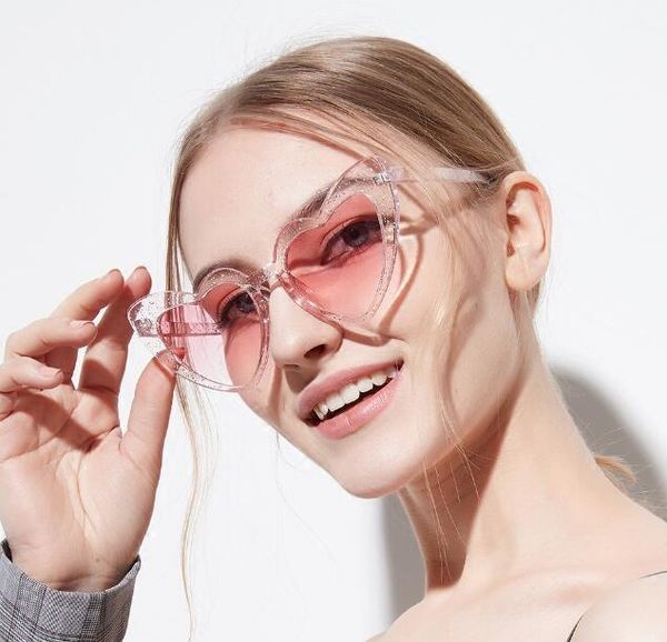 Soins de la vue Monture de lunettes à la mode style européen et américain pêche coeur soleil santé et beauté des yeux