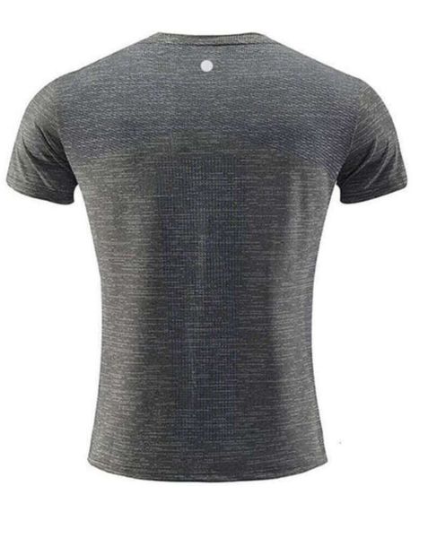 Estate nuovo designer assorbente e traspirante LL lemons Uomo Camicie da esterno Nuovo Fitness Palestra Calcio Calcio Mesh Back Sport T-shirt ad asciugatura rapida Skinny dfyert qq