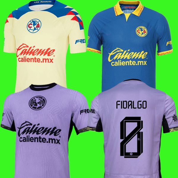 23 24 Club America Futbol Formaları Meksikalı Liga MX 2023 2024 Henry Fidalgo Camisas de Futebol Erkekler Kit D.Valdes Quinones Futbol Gömlek Jeresy G.ochoa Camiseta de Futol