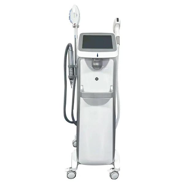 Mais vendido 3 em 1 profissional dpl remoção de cabelo diodo laser opt ipl removedor de cabelo multifunções máquina de remoção de cabelo ipl