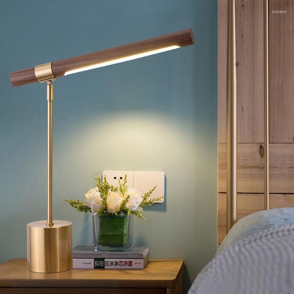 Lâmpadas de mesa American Light Luxury Fashion Desk Lamp Art