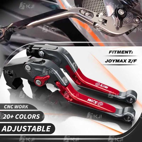 Freios de motocicleta para sym joymax zf, conjunto de alavanca de freio de embreagem ajustável, alça dobrável, acessórios
