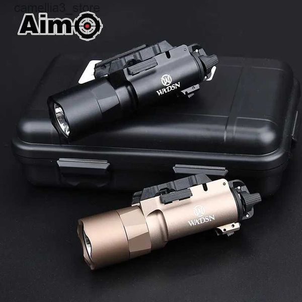 Tochas 600 Lumens X300U X300 Lanterna Caça Arma Luz Pistola Branca LED Fit 20mm Rail 1911 Pistola WADSN Lanterna Q231130