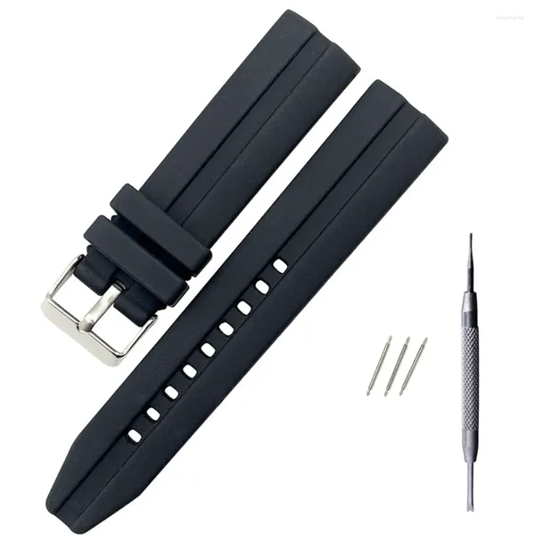 Assista Bandas Qualidade Strap Rubber Band Acessórios Sports Watchband 22mm 24mm para T035 Huawei GT