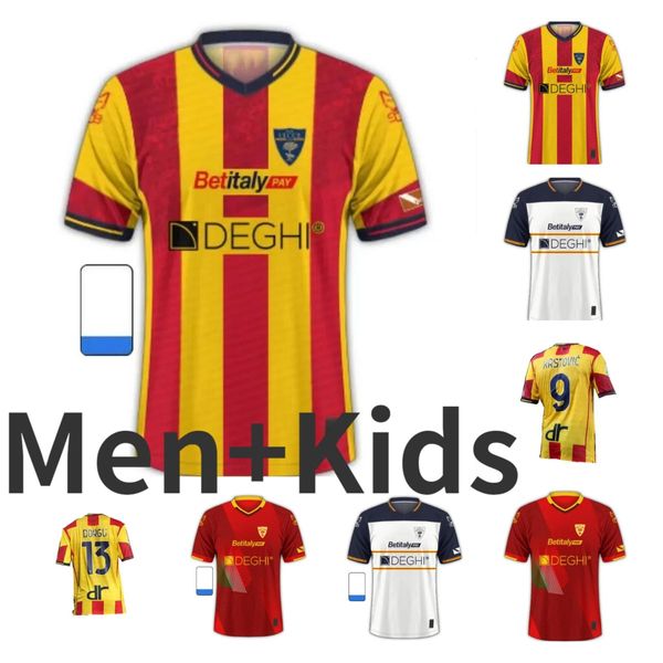 23 24 US Lecce maglie da calcio casa lontano terzo 2023 2024 Strefezza Federico Baschirotto Joan Gonzalez Wladimiro Falcone Marin Pongracic Remi Oudin De maglie da calcio