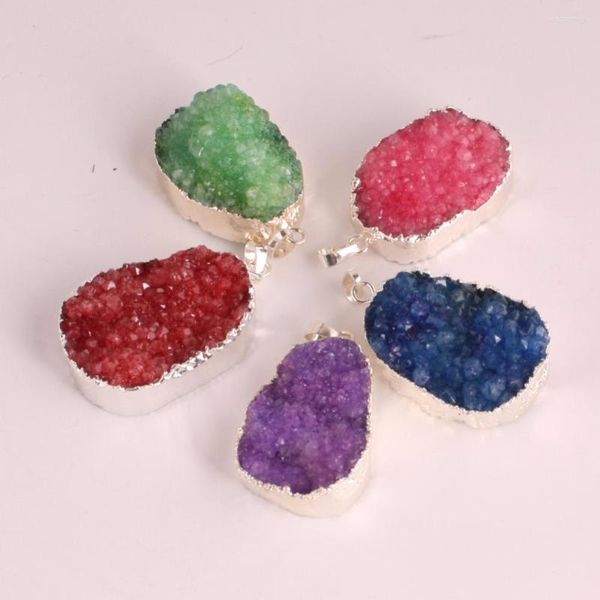 Colares pendentes de colar de pedra de moda druz