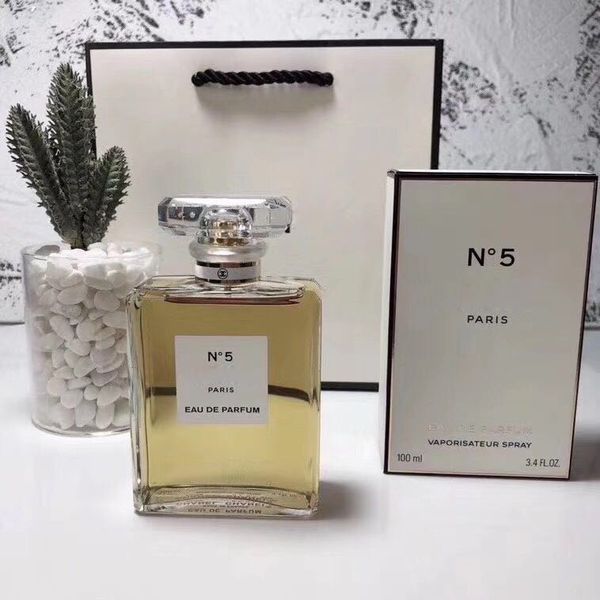 N5 Designer Brand Perfume Fragranza forte EDP EAU De Parfum Fragranze donna Profumo 100ml 3.4 FL.OZ Spray Profumi freschi Regali Colonge più duraturi