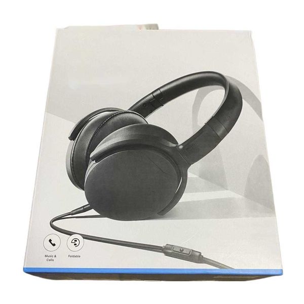 Casque sennheise avec microphone réduction du bruit casque pliable de jeu de musique de haute qualité