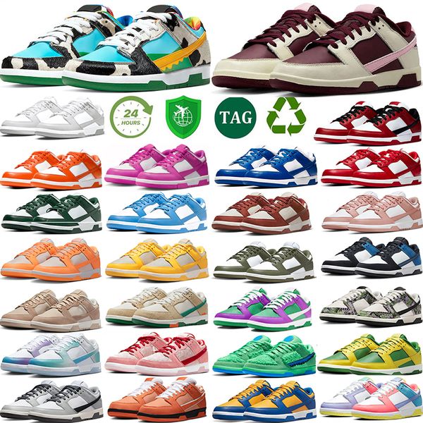 Niedrige Freizeitschuhe Panda Triple Pink Stadium Green Schalten Sie Ihren Platz frei, wenn Sie verloren gehen Setsubun Hemp Grey White Rose Whisper UNC Argon Easter Sports Herren Damen Trainer Turnschuhe