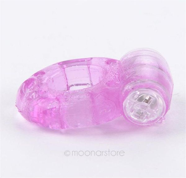 Anel vibratório de borboleta de cristal inteiramente novo de silicone para mulheres e amantes039s brinquedos sexuais ship189I9896668