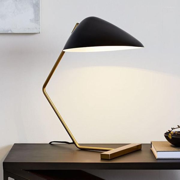 Masa lambaları Nordic LED cam top lambası Akrilik Tiffany lekeli tam spektrum masası oturma odası