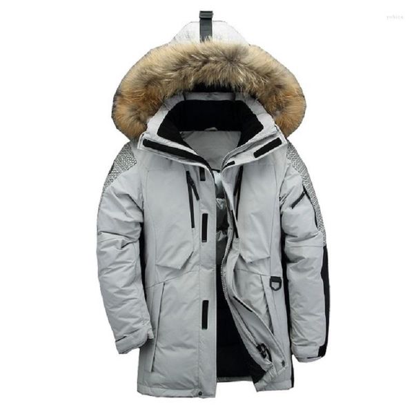 Jaquetas de inverno da Rússia para homens para masculino Coloque de peles