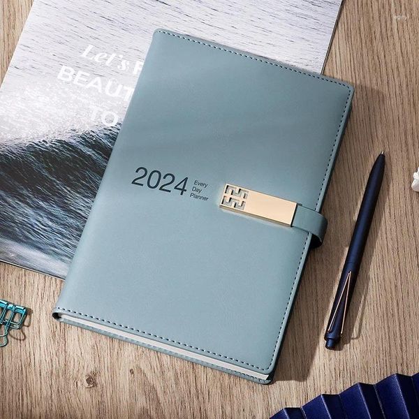 Planer 2024 Agenda Notizbuch und Notizblock Briefpapier Organizer Tagebuch A5/A4 Tagebuch Tageskalender Skizzenbuch Notizbuch Kit