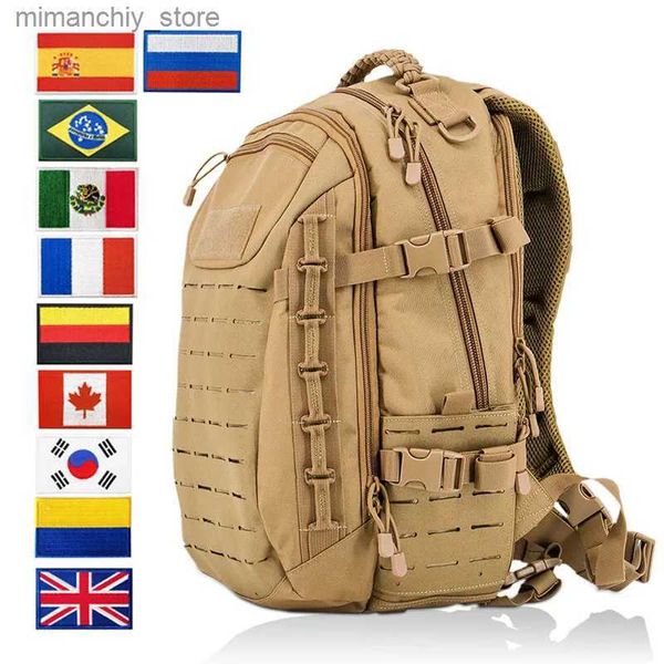 Açık çantalar açık sırt çantası askeri eğitim taktik erkekler seyahat çantası fitness fan ejderha yumurta çırpma ma kamuflaj dağcılık b q231130