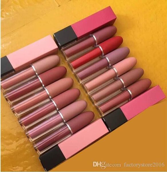 Beauty Makeup Matte Lipgloss 12 Farben Makeup Lustre Retro Lippenstift Frost Sexy