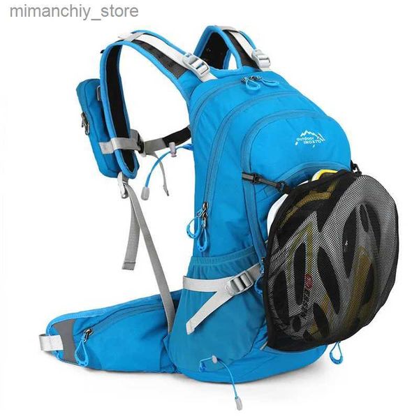 Açık çantalar inoxto bisiklet bisiklet çantaları 20L portab su geçirmez yol bisiklet su torbası açık spor tırmanma torbası hidrasyon sırt çantası q231130