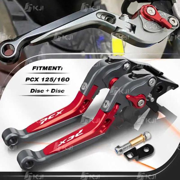 Per Honda PCX 160/125 ABS Freno A Disco Posteriore 2020-Presente Leva di Parcheggio Maniglia Leve con Tappo di Blocco Accessori