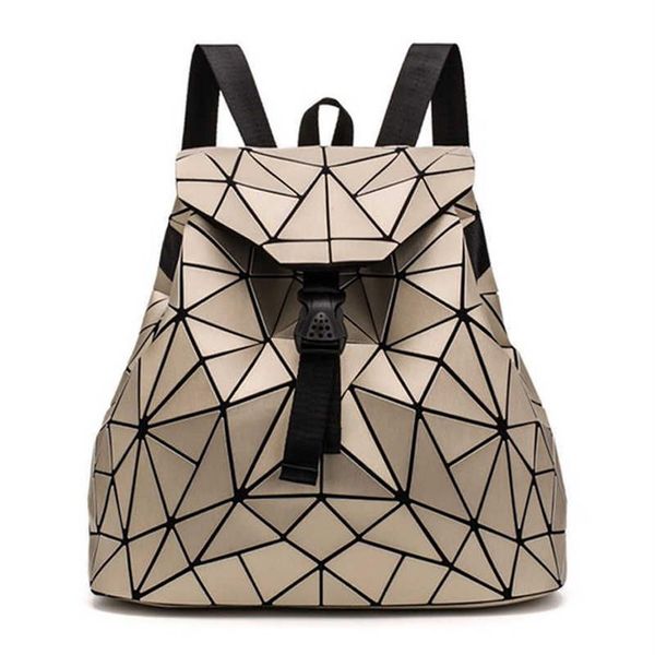 2020 novas mulheres holograma mochila geométrica mochilas meninas sacos de ombro viagem para mulheres totes designer luxo mujer x052309o