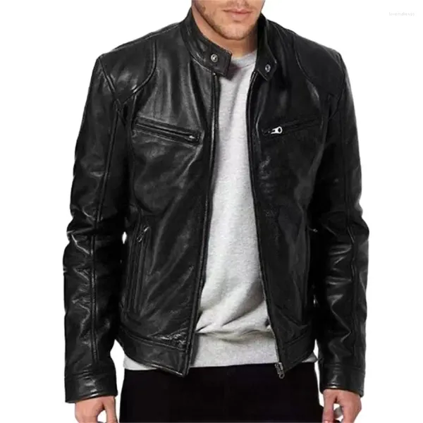 Jaquetas masculinas homens casacos retro camurça jaqueta de couro homens grossos motocicleta outerwear pele forrada casaco quente inverno veludo casaco 5xl