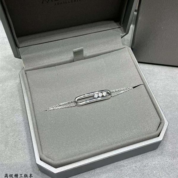 Blaue Box, klassisches Designer-TF-Armband, Seiko Celebrity Style, verschiebbarer Hohlgürtel, Diamant, modisch, einfach, leicht, luxuriös, dynamisch, vollständig einzigartiges Design-Armband