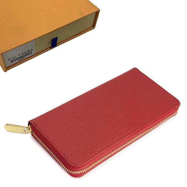 Portafoglio Women Wallet Coin Mounta Portafoglio zippy Lady Long Words Fold Card Holder Passaporto Donne Casetto Case Chiave 65-230i