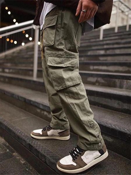 Herrenhose Multi-Pocket Fashion Men Cargo 2023 Hip Hop Streetwear Jogger Pant Gyms Fitness Casual Jogger Jogginghose Hose