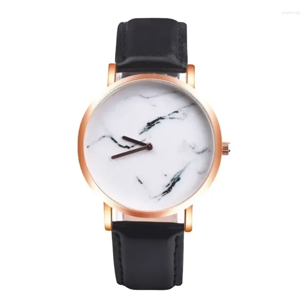 Наручные часы № 2, женские часы с мраморной поверхностью, ремешок из нержавеющей стали, кожаный механизм, наручные часы, Relojes Hombre, подарок