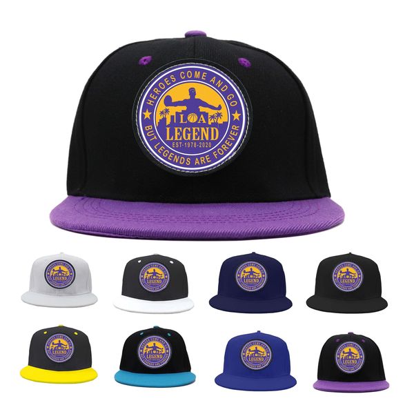 Snapbacks Los Angeles Berretto da baseball Uni regolabile Eroe Vieni e vai ma le leggende sono a tesa piatta Snapback Basket 24 tifosi Cappello Drop Deli Dhw9I