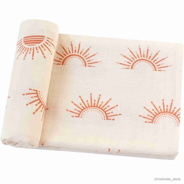 Cobertores swaddling bambu musselina swaddles cobertor do bebê cobertores do bebê recém-nascido menino menina cobertores cama colcha r231130