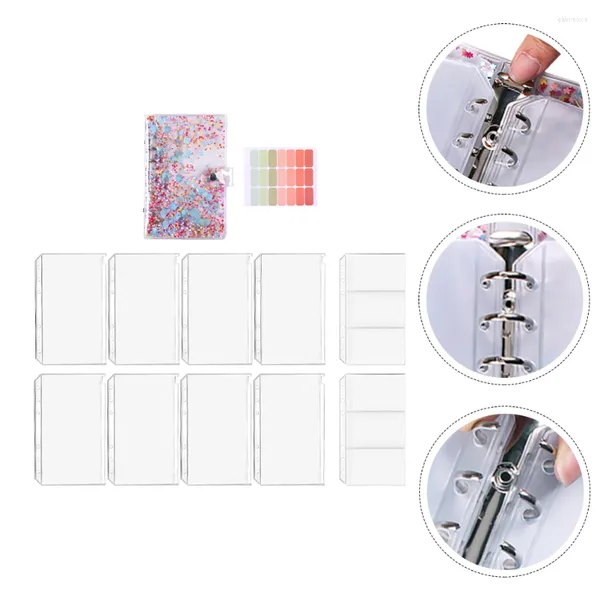 Geschenkpapier A6 Geldbinder Klare Umschläge Loseblattbeutel Budget Bulk Bill Organizer Notebooks