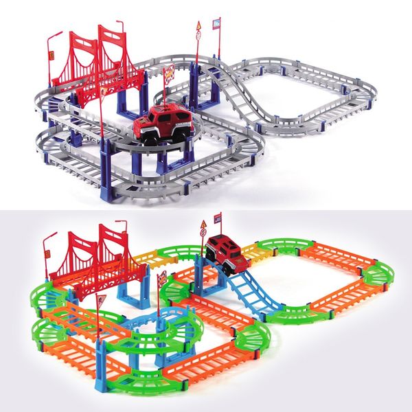 LEPINS CAR JONTO DIY TRAMWAY RAIL RAIO CONSTRUÇÃO BLOCO DE CONSTRUÇÃO ELÉTRICO DE HIGH RAIO DE HIGL RAIL MARVEL TROYS INFERIORES DO GRANTO DE CRASAL PISTA MACCHININE