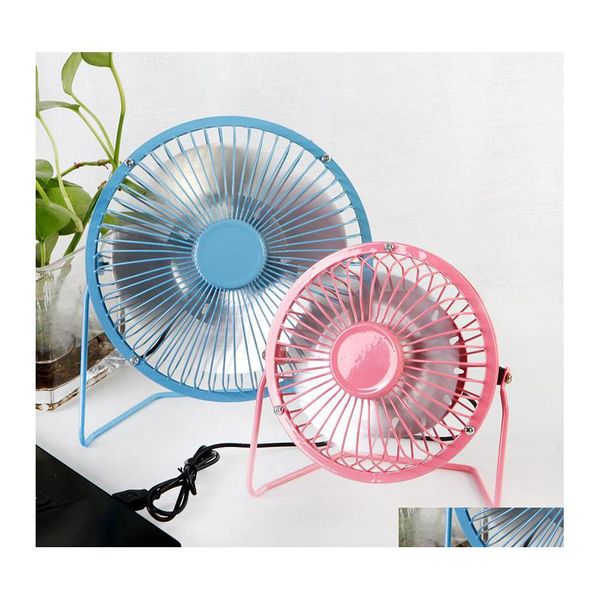 Diğer Ev Halkı Ücretleri Taşınabilir USB Fan 4 inç 6 Ev Ofis Araba Mini Alüminyum Küçük Masa Bıçakları Soğutucu Soğutma DH1402 BAŞ DELIVE DHZNU