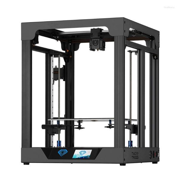 Принтеры TWOTREES SP-5 3D PRINTER KITS DIY COREXY Структура Mute Drive TMC2225 Полный сенсорный экран большой размер печата