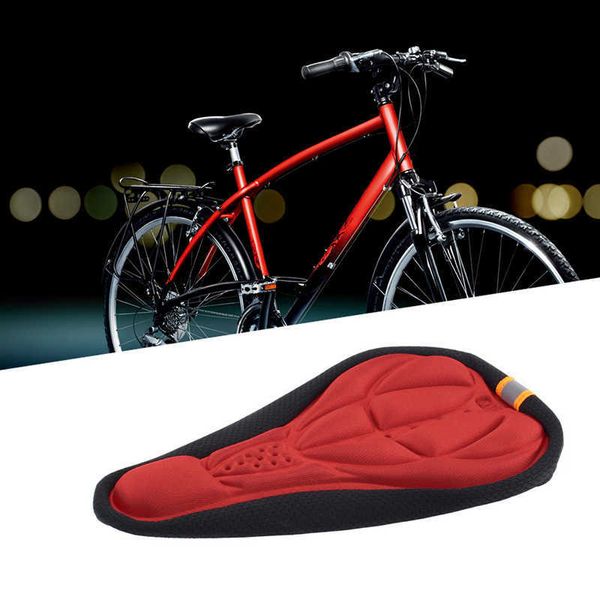 S Mountain 3D Capa espessa respirável super macia sela de sela de silicone de bicicleta de bicicleta Bicicleta Acessórios de bicicleta 0131