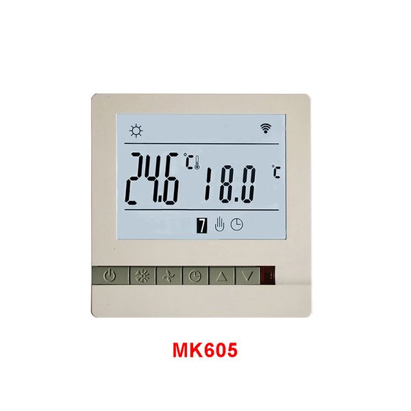 Домохозяйственные термометры Big Promotion 220V 16A LCD Программируемый Wi -Fi Пол нагревательных помещений Термостат контроллер температуры 230201