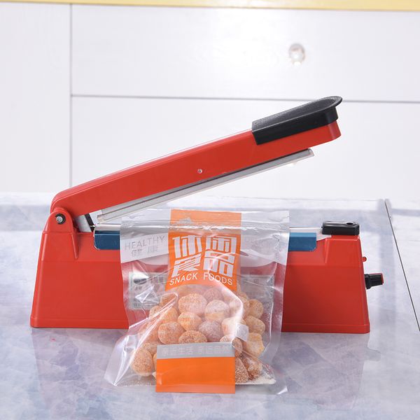 Clipes de bolsa 220V 10cm Máquina de vedação portátil alimentos para embalagem de plástico Plástico Automático Manan Sealer Ferramenta de cozinha 230131