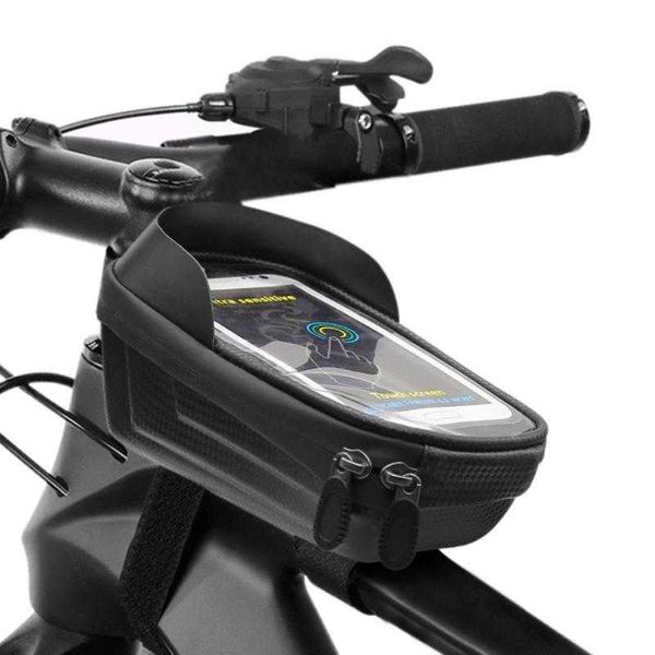 O mais novo quadro de panniers de tubo superior de ciclismo à prova d'água mtb pack 7.0 em acessórios de bicicleta de telefone celular de bicicleta 0201