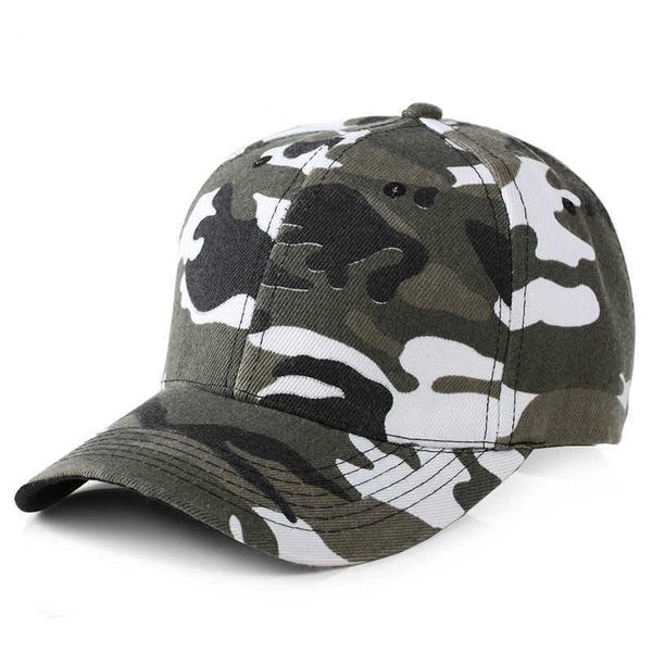 Caps de bola Snapback Ajuste Unissex Exército Camuflagem Camo Camufas Baseball Men Mulheres Casual Desert Hat Marshmello G230201