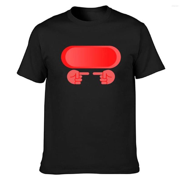 Herren T-Shirts Red Shy Crewmate Don't Kill Shirt Neuheit Grafik Größe über S-5xl Bedrucktes modisches natürliches T-Shirt Sommer