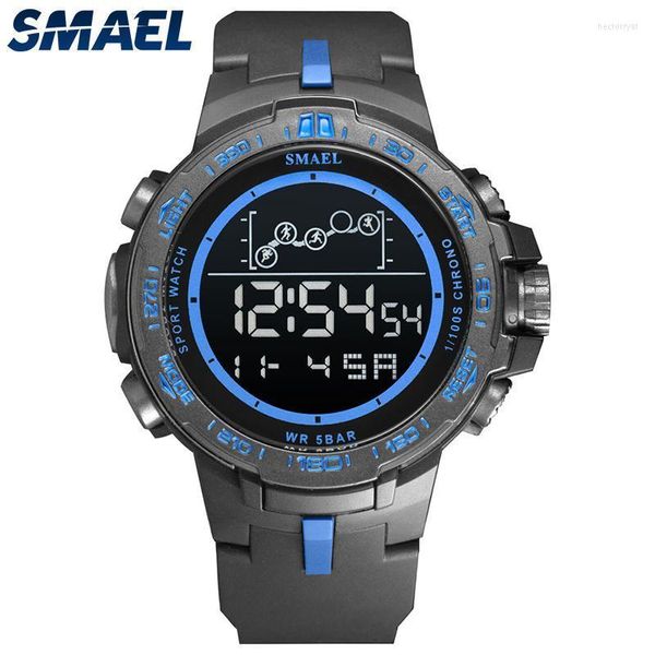 Orologi da polso da uomo Orologi digitali Sport 50M impermeabile con quadrante grande Orologio da uomo luminoso a led Cronometro Montre Homme Orologio da uomoOrologi da polso