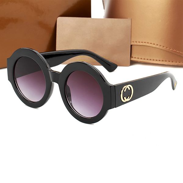 Óculos de sol pretos para mulher Big Frame Man moda feminino designer de marca de óculos 0084 Full Frame Uv400 Lens de verão estilo Big Square Leisure Wild Style vem com estojo