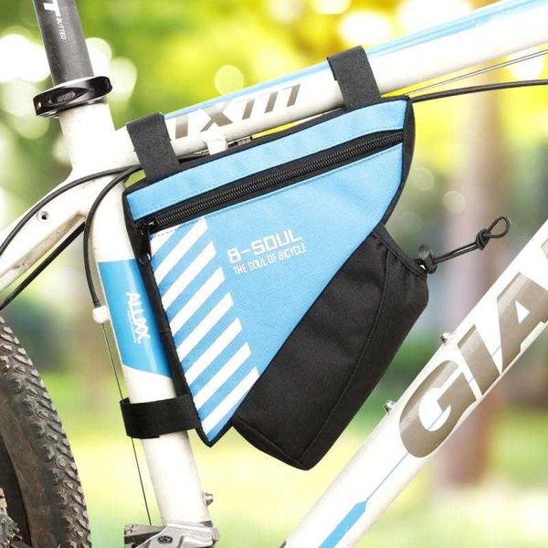 Paniers S Triângulo à prova d'água para quadro frontal MTB Bike Cycling Top Tube Bicycle Bottle Bag 0201