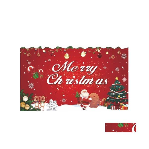 Украшение вечеринки счастливого рождественского фонка Баннер Рождество Большой Pograph