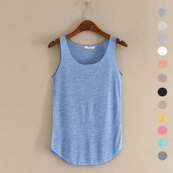 Tanques femininos Camis Hot Summer Summer Fitness Top Top New Tam camise