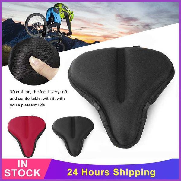 S Nova Upgrade Bicycle Gel Move Mtb Road Bike confortável 3D Silicone Seat Cushion Tampa de ciclismo sela amortecida 0131