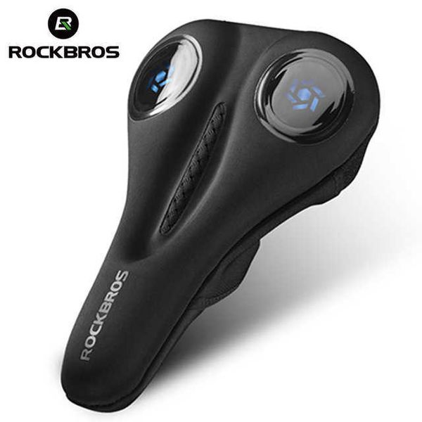 s ROCKBROS Copertura per bicicletta Gel di silicone liquido Coprisella per bici MTB Sedile da ciclismo morbido traspirante e confortevole 0131