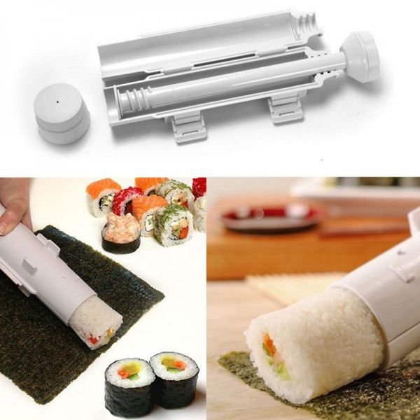 Sushi -Werkzeuge Maker Roller Reisform Bazooka Gemüse Fleisch Rolling DIY MACHINE MACHINE MACHINE KITCHE Accessoires 230201