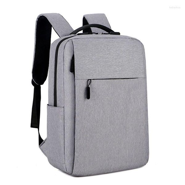 Zaino Laptop di marca di alta qualità Zaini scolastici impermeabili di grandi dimensioni Ricarica USB Borsa da viaggio d'affari da uomo Big Man Q82