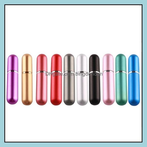 Garrafas de embalagem 5ml Mini portátil reabastecido por garrafa com bomba de perfume de spra